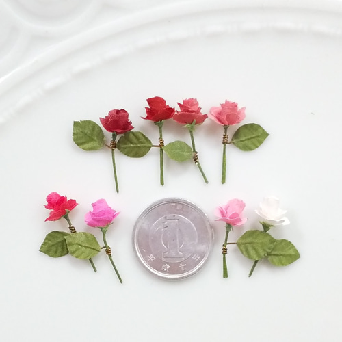 ミニ布花♡バラ♡1円サイズシリーズ♡素材 その他素材 Rie♪hana 通販