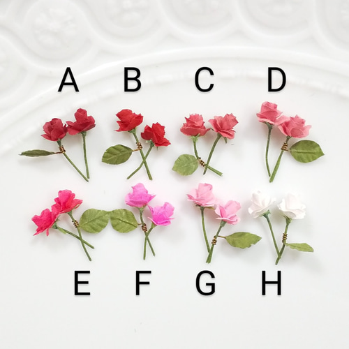 ミニ布花♡バラ♡1円サイズシリーズ♡素材 その他素材 Rie♪hana 通販