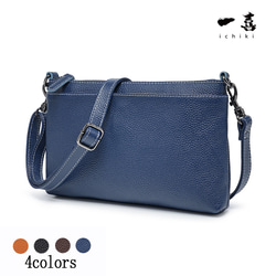 本革 イタリアンレザー ミニポシェット 斜めがけ 軽量 通勤通学