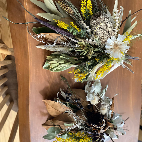 3.ミモザスワッグ 3/16(日) までご予約受付中】ミモザのスワッグL | ichirin's STORE