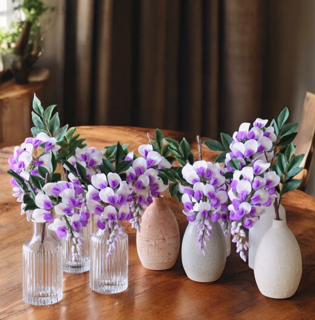 ◆粘土のお花◆　藤　F1158