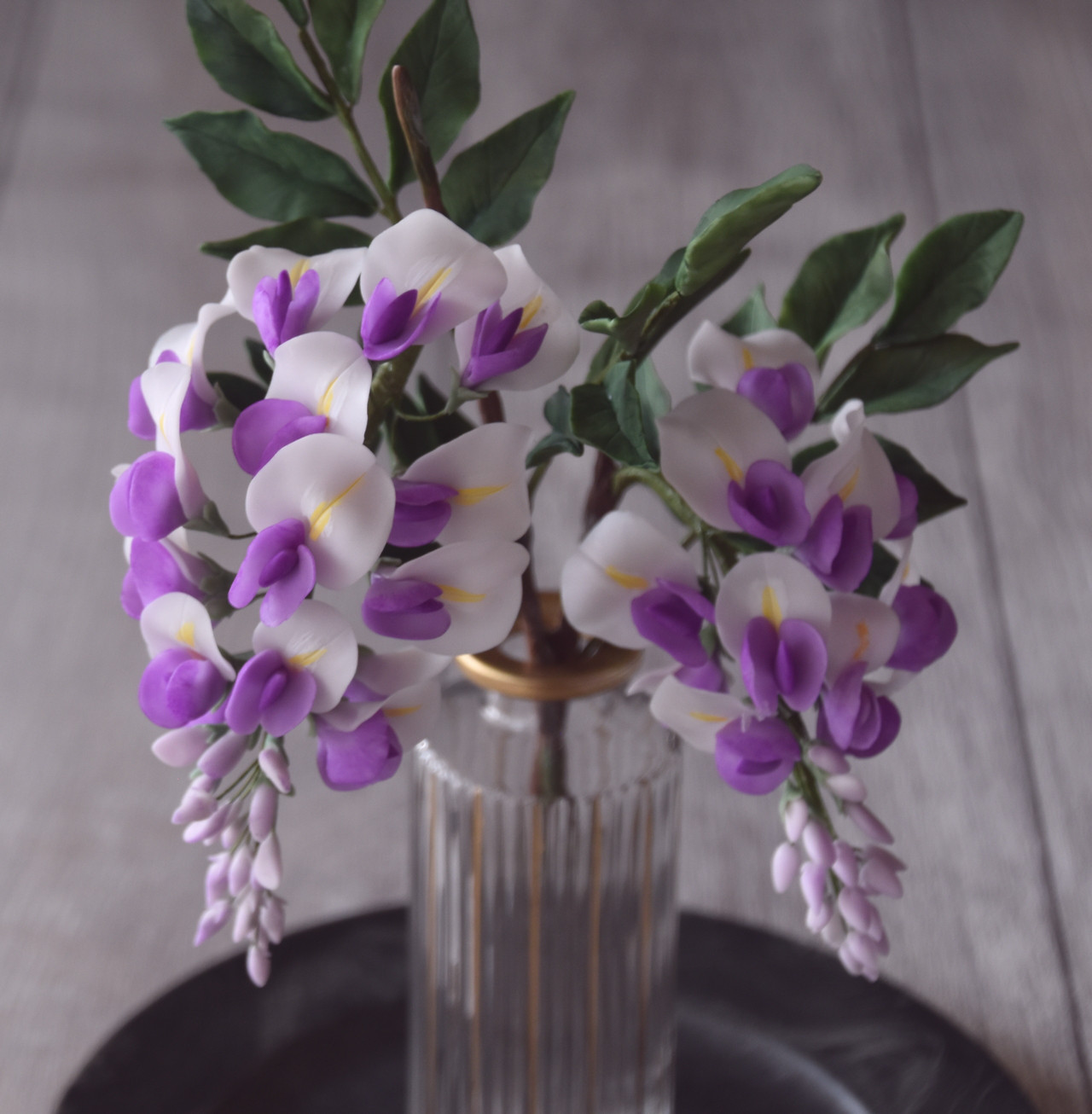 ◆粘土のお花◆　藤　F1158