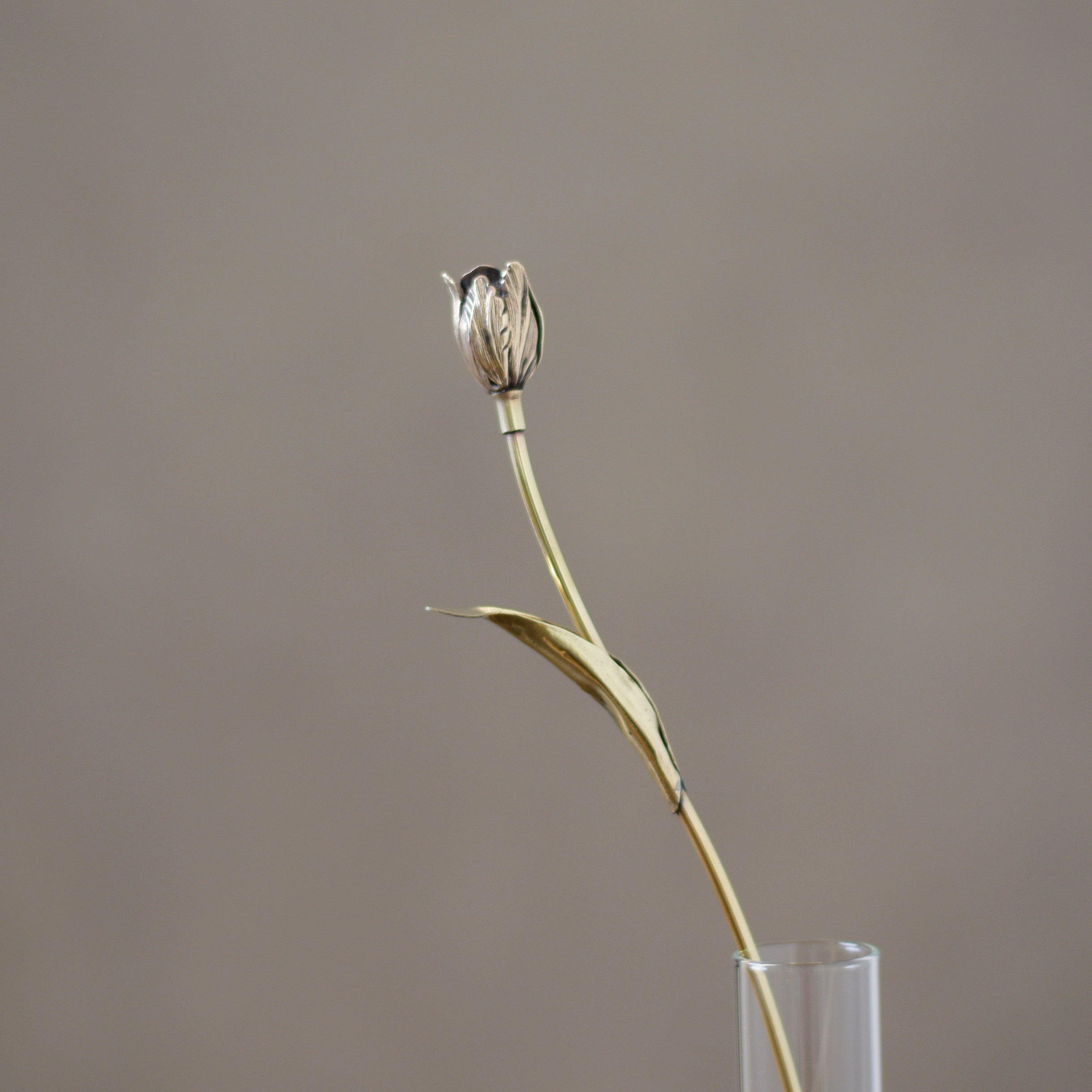真鍮のメタルプランツ　チューリップ