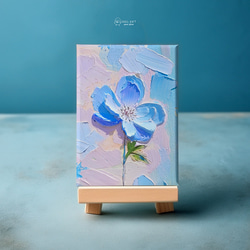 卓上の小さなアトリエ ~ ネモフィラモチーフ・イーゼル付き ~ フラワー