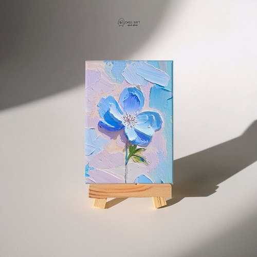 卓上の小さなアトリエ ~ ネモフィラモチーフ・イーゼル付き ~ フラワー