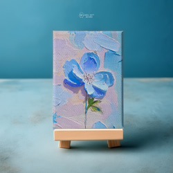 卓上の小さなアトリエ ~ ネモフィラモチーフ・イーゼル付き ~ フラワー