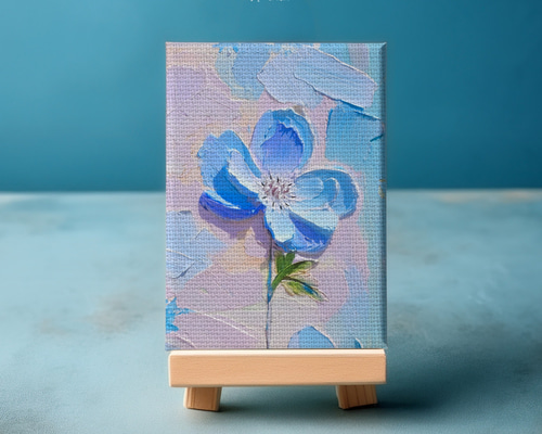 卓上の小さなアトリエ ~ ネモフィラモチーフ・イーゼル付き ~ フラワー