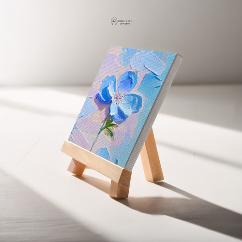 卓上の小さなアトリエ ~ ネモフィラモチーフ・イーゼル付き ~ フラワー