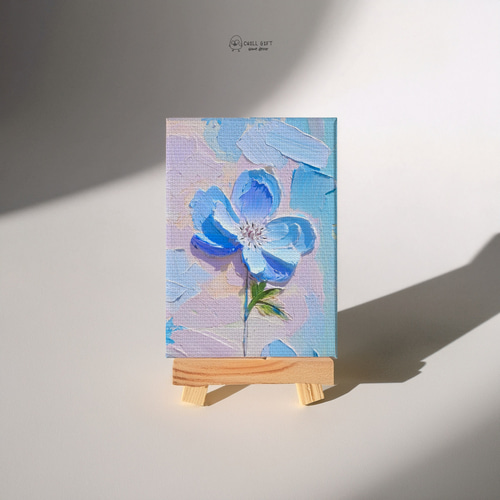 卓上の小さなアトリエ ~ ネモフィラモチーフ・イーゼル付き ~ フラワー