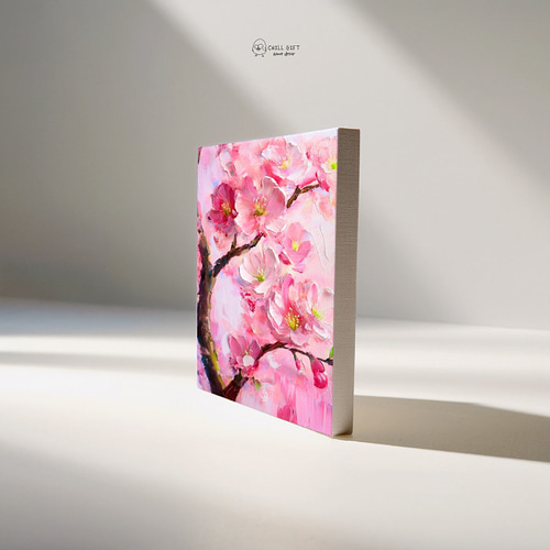 卓上の小さなアトリエ ~ 桜・イーゼル付き ~ お花 さくら/サクラ 春