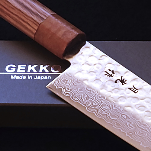 10A ダマスカス 牛刀包丁 210㎜ G9318 ベリ柄 月光作 包丁・ナイフ