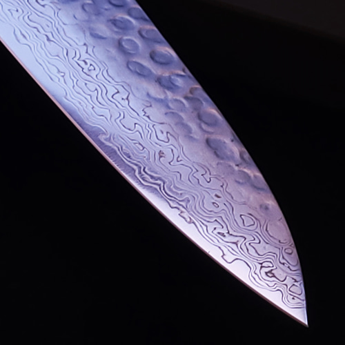 10A ダマスカス 牛刀包丁 210㎜ G9318 ベリ柄 月光作 包丁・ナイフ