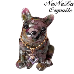 幸せを運ぶオルゴナイト くまちゃん ラリマー アパタイト マグネサイト