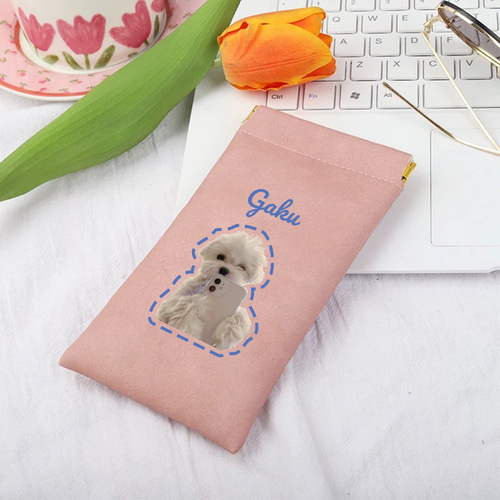 バネ口ポーチ オーダーメイドメガネケース イージーオープンスリム