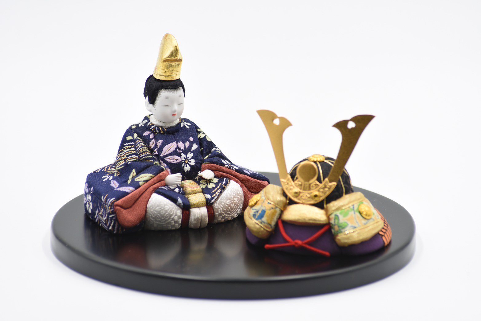 新作　五月人形【喜雲】兜付き