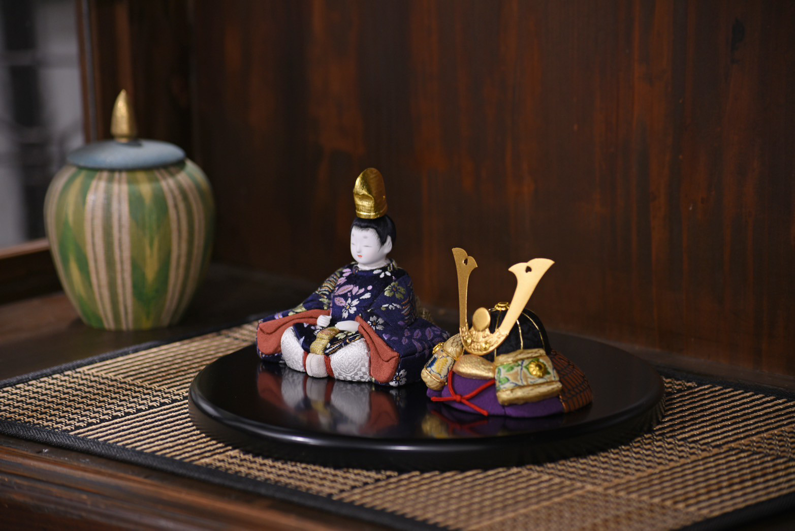 新作　五月人形【喜雲】兜付き