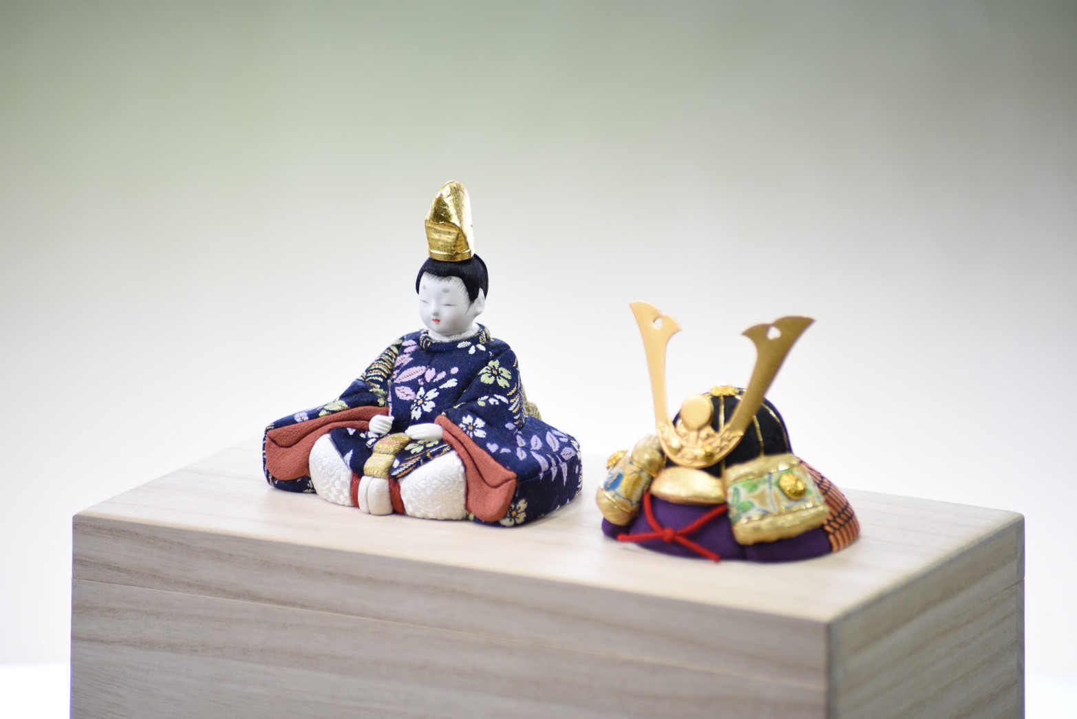 新作　五月人形【喜雲】兜付き