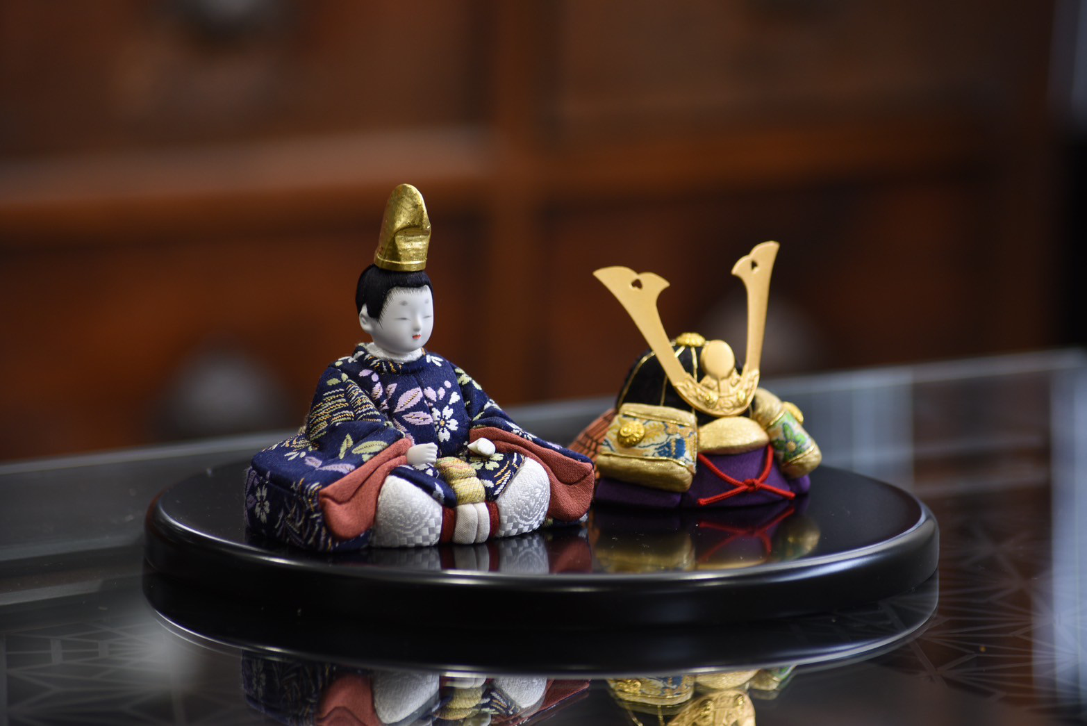 新作　五月人形【喜雲】兜付き