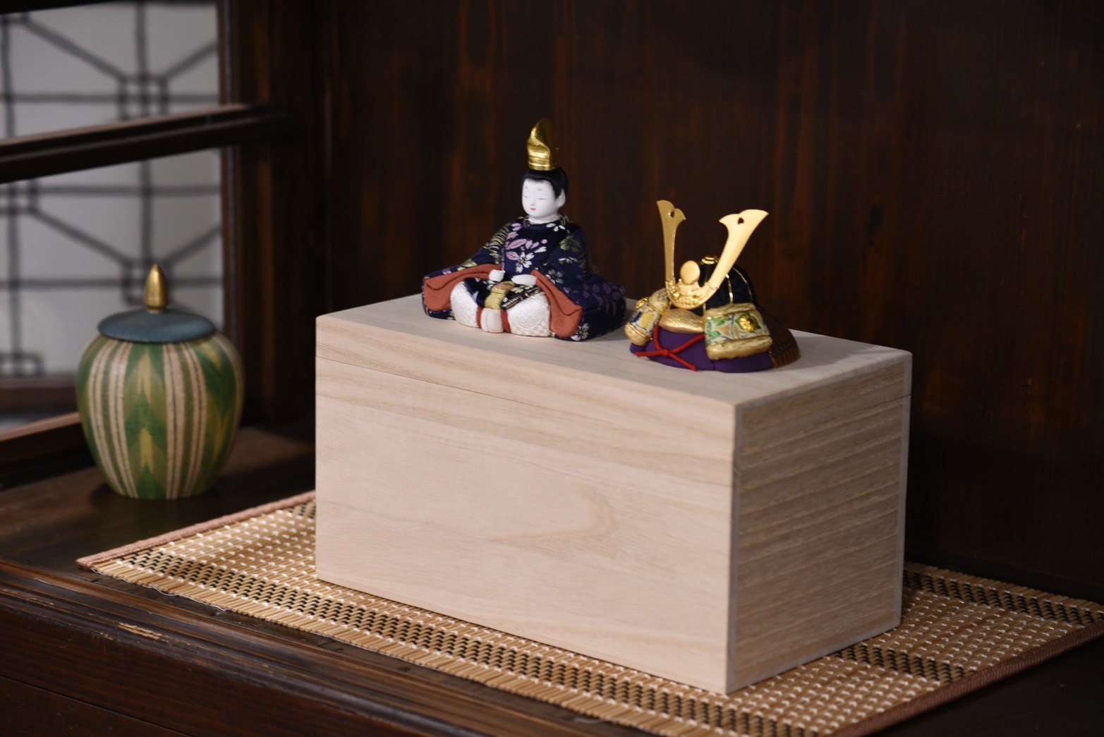 新作　五月人形【喜雲】兜付き