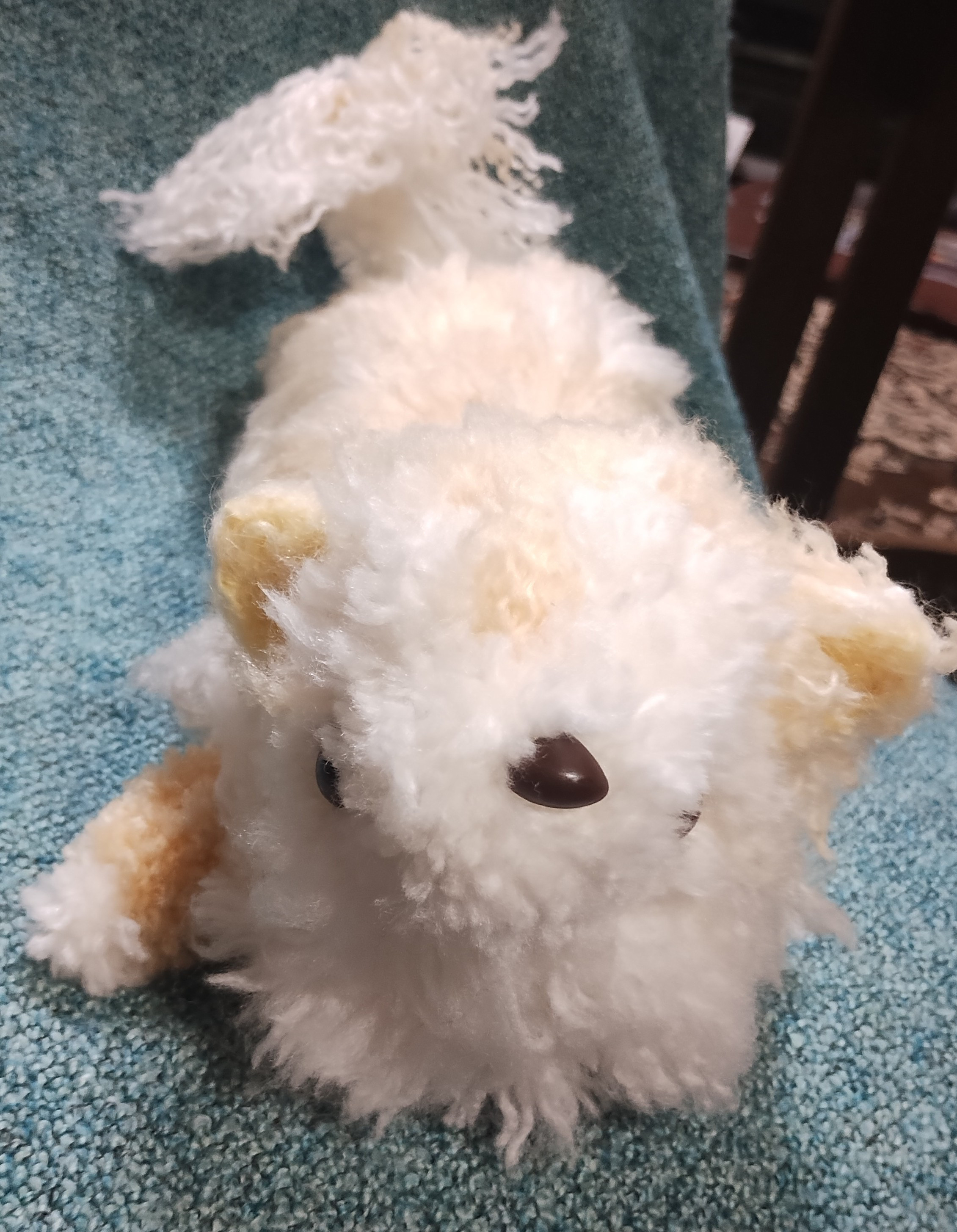 【受注制作】編みぐるみワンちゃん　ロングコートチワワ