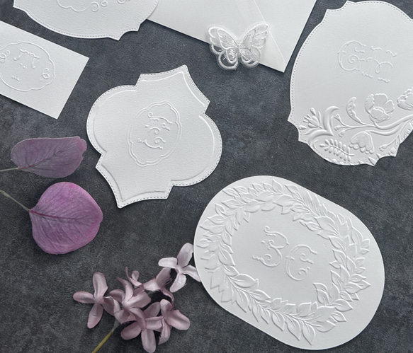 [NEW!] エンボステンプレート // カーリー（なぞるだけで文字が浮き上がる新ツール） 9枚目の画像