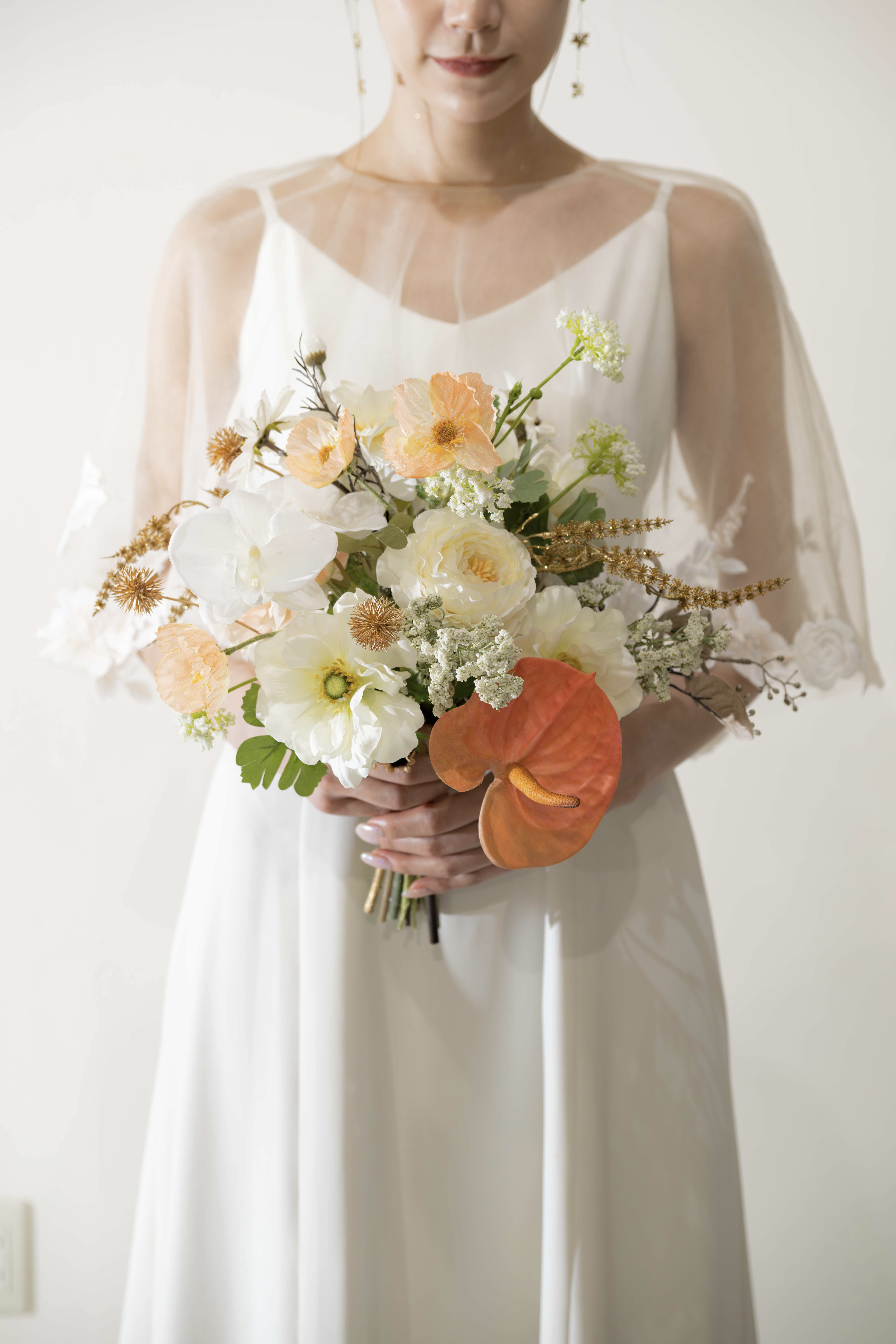 ホワイトベース/ブライダルブーケ・フラワー・花嫁・結婚式