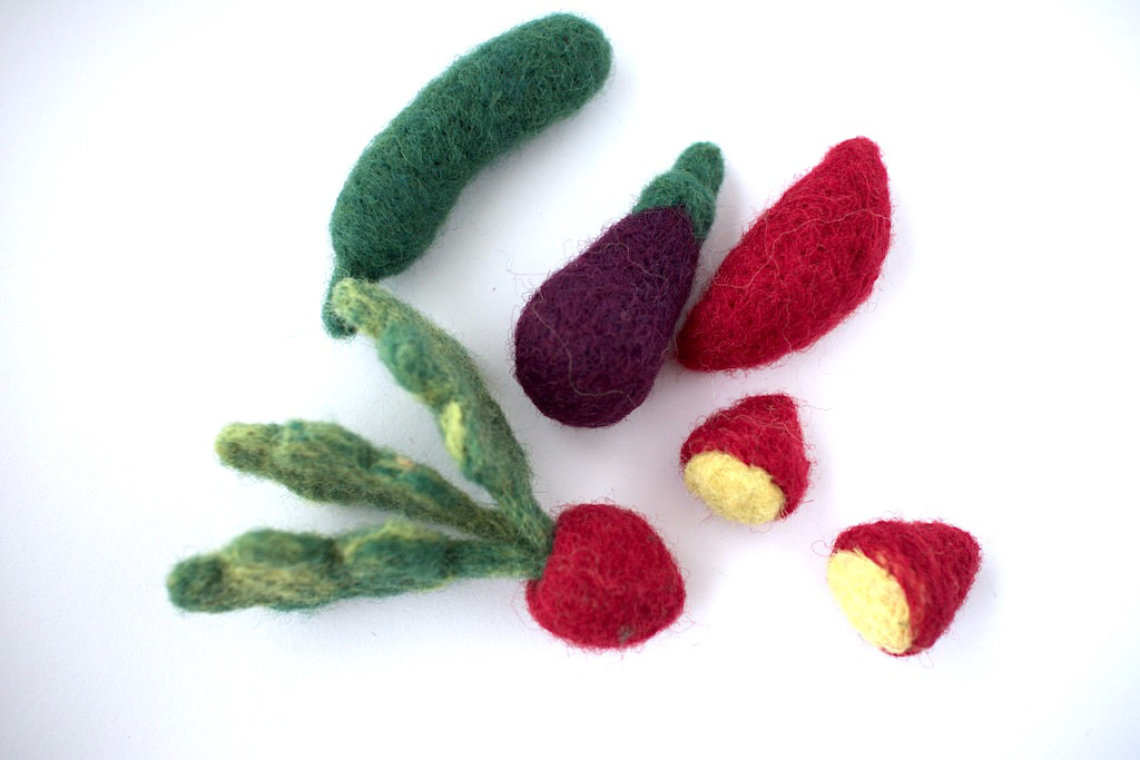 フェルト野菜☆色んな色♪