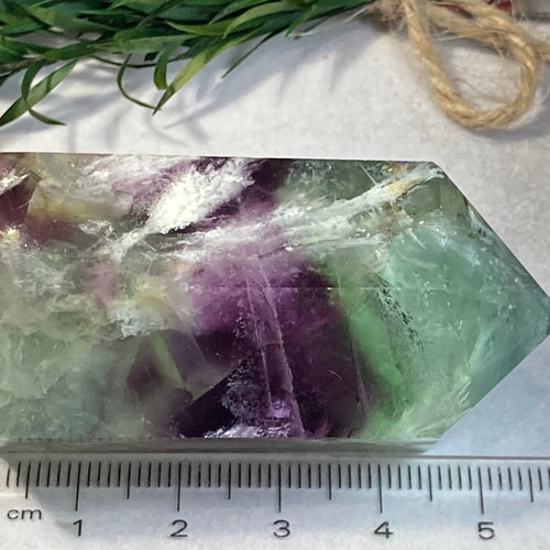 フローライト 天然石 Fluorite angel໒꒱· ゜