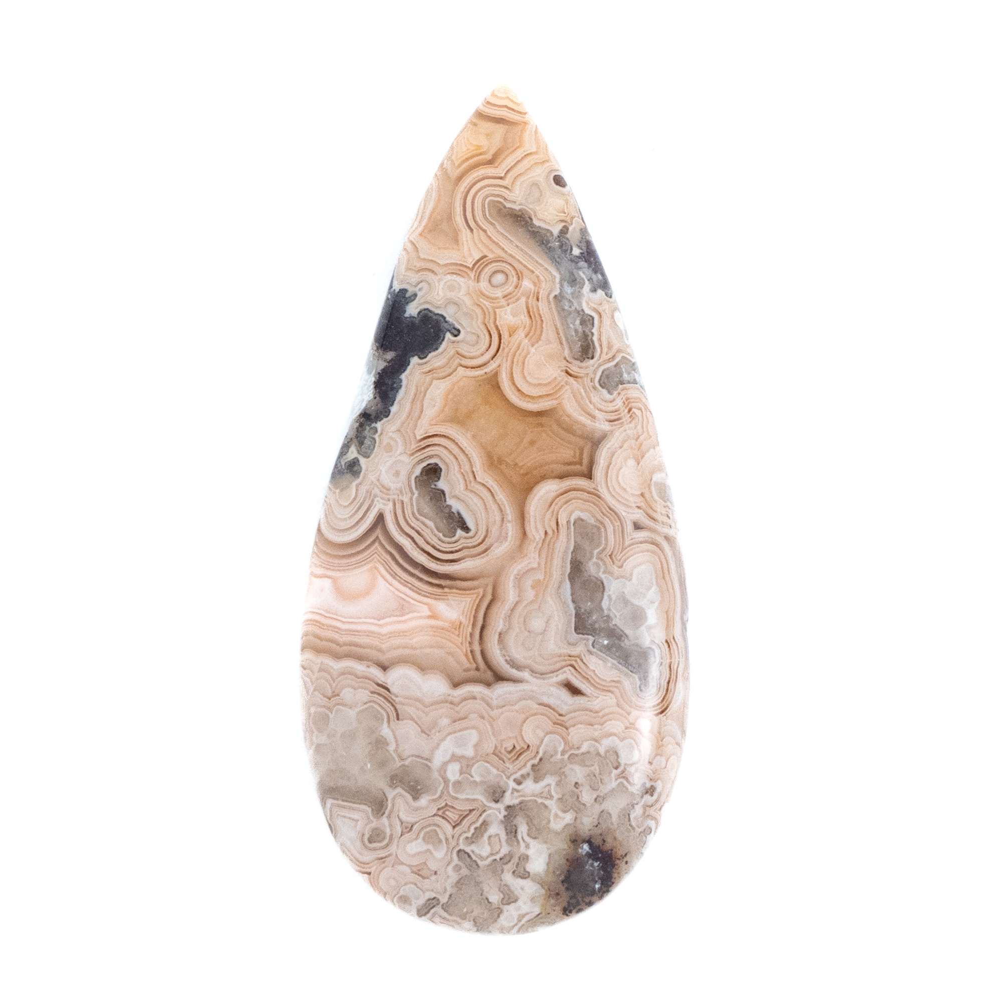 【眺めて楽しい模様の美】　クレイジーレースアゲート 17.83ct