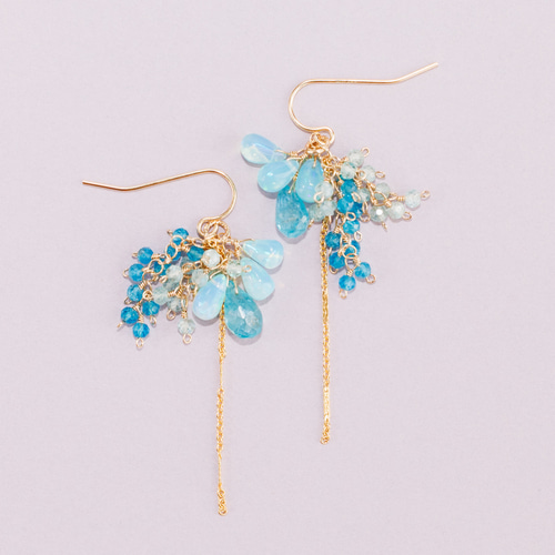 14kgf アパタイトのピアス