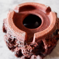 3号裂紋赤鉢934　塊根植物　多肉植物　盆栽　植木鉢　作家鉢　沖縄 6枚目の画像