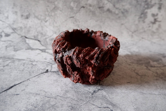 3号裂紋赤鉢934　塊根植物　多肉植物　盆栽　植木鉢　作家鉢　沖縄 1枚目の画像