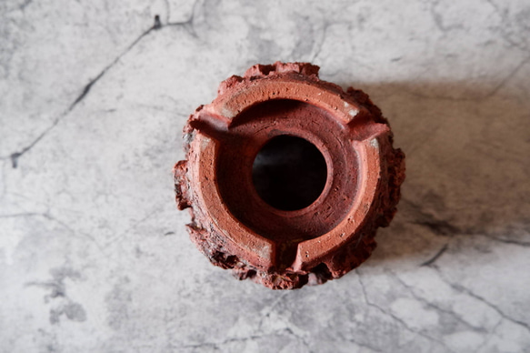 3号裂紋赤鉢934　塊根植物　多肉植物　盆栽　植木鉢　作家鉢　沖縄 7枚目の画像