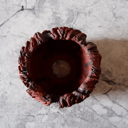 3号裂紋赤鉢934　塊根植物　多肉植物　盆栽　植木鉢　作家鉢　沖縄 5枚目の画像