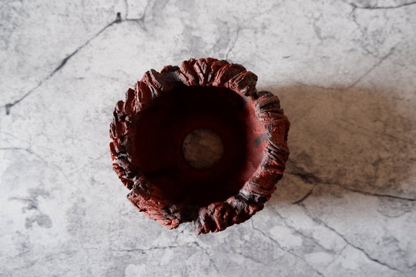 3号裂紋赤鉢934　塊根植物　多肉植物　盆栽　植木鉢　作家鉢　沖縄 5枚目の画像