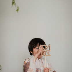 七五三　風車　かざぐるま　木製　七五三撮影　七五三参り　千歳飴　撮影小物 7枚目の画像