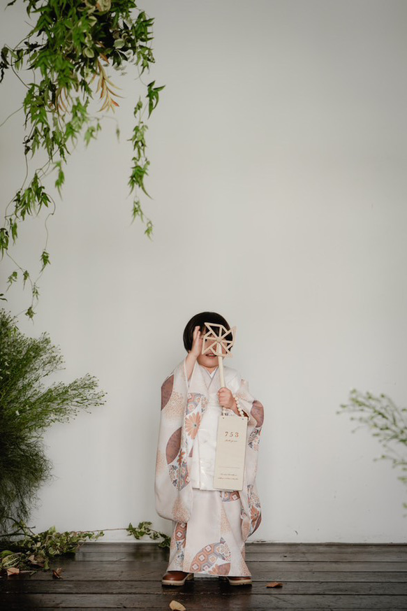 七五三　風車　かざぐるま　木製　七五三撮影　七五三参り　千歳飴　撮影小物 3枚目の画像