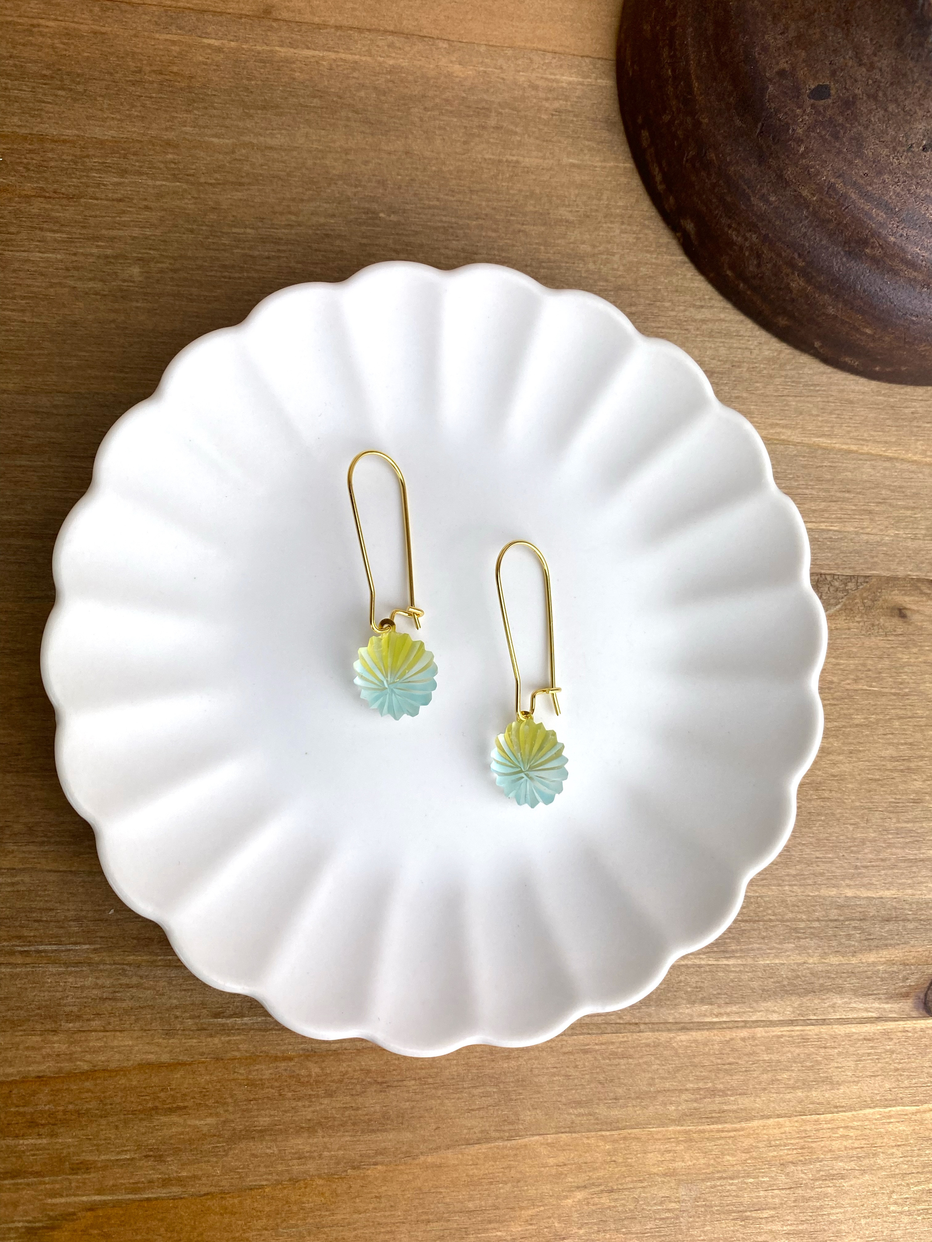 fleur ガラスのピアス　＊母の日ギフト 4,400円