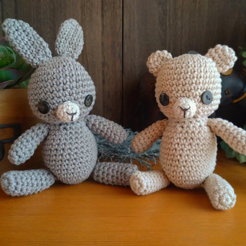 オーガニックコットンのあみぐるみキット《クマかウサギ》 キット