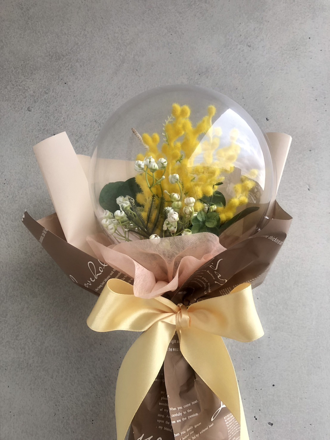 韓国バルーンフラワー♡フラワーバルーン♡バルーンフラワーミモザ♡お祝い花束 4,374円
