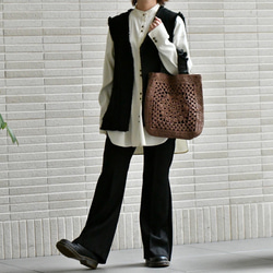 2025 新款絲帶手提包（花卉圖案，訂製） 第3張的照片