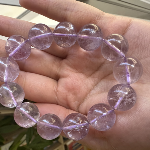 アメジスト ブレスレット ボリビアアメジスト 水晶 パワー*ストーン