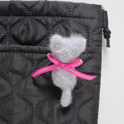 羊毛フェルト リス シマリス ウェルカムドール 置物 羊毛