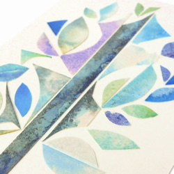 【１点もの】小さなアート『梢は蒼く』 6枚目の画像