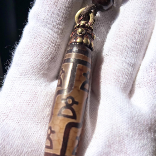 20 特別出品 開光 九財神天珠 ネックレス・ペンダント dzi ＊ ΚΑйON