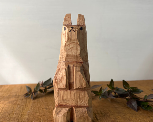 アトリエニキティキ   ドイツ　ハーン社　木彫り人形　キツネの兄弟 アトリエニキティキ ドイツ ハーン社 木彫り人形 キツネの兄弟 木 の