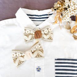 オーダー用 ハンドメイド キッズ 蝶ネクタイ 小さめサイズ】ベビーからキッズ向け蝶ネクタイ⭐︎5種類から