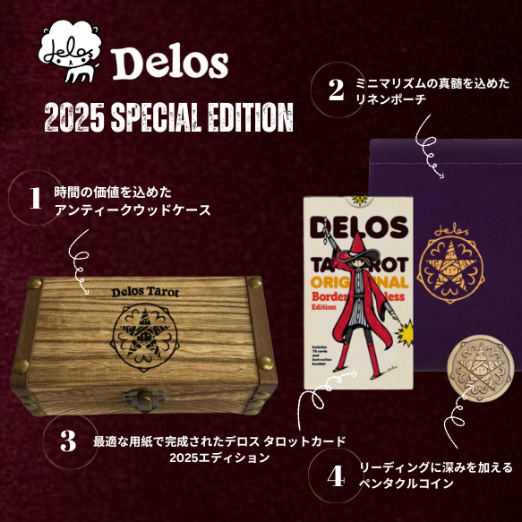 デロス タロットカード2025スペシャルエディション - インスピレーションと芸術性の完璧な調和