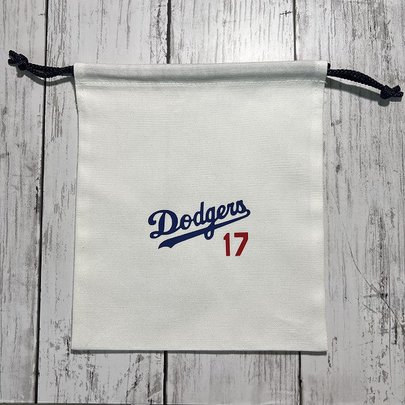 ドジャース 巾着袋 大谷翔平 17番 OHTANI dodgers MLB LA