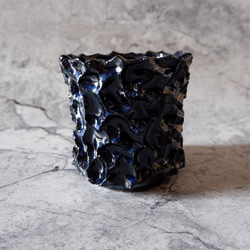 3.5号深海碧鉢953　塊根植物　多肉植物　盆栽　植木鉢　作家鉢　鉢皿　沖縄 3枚目の画像